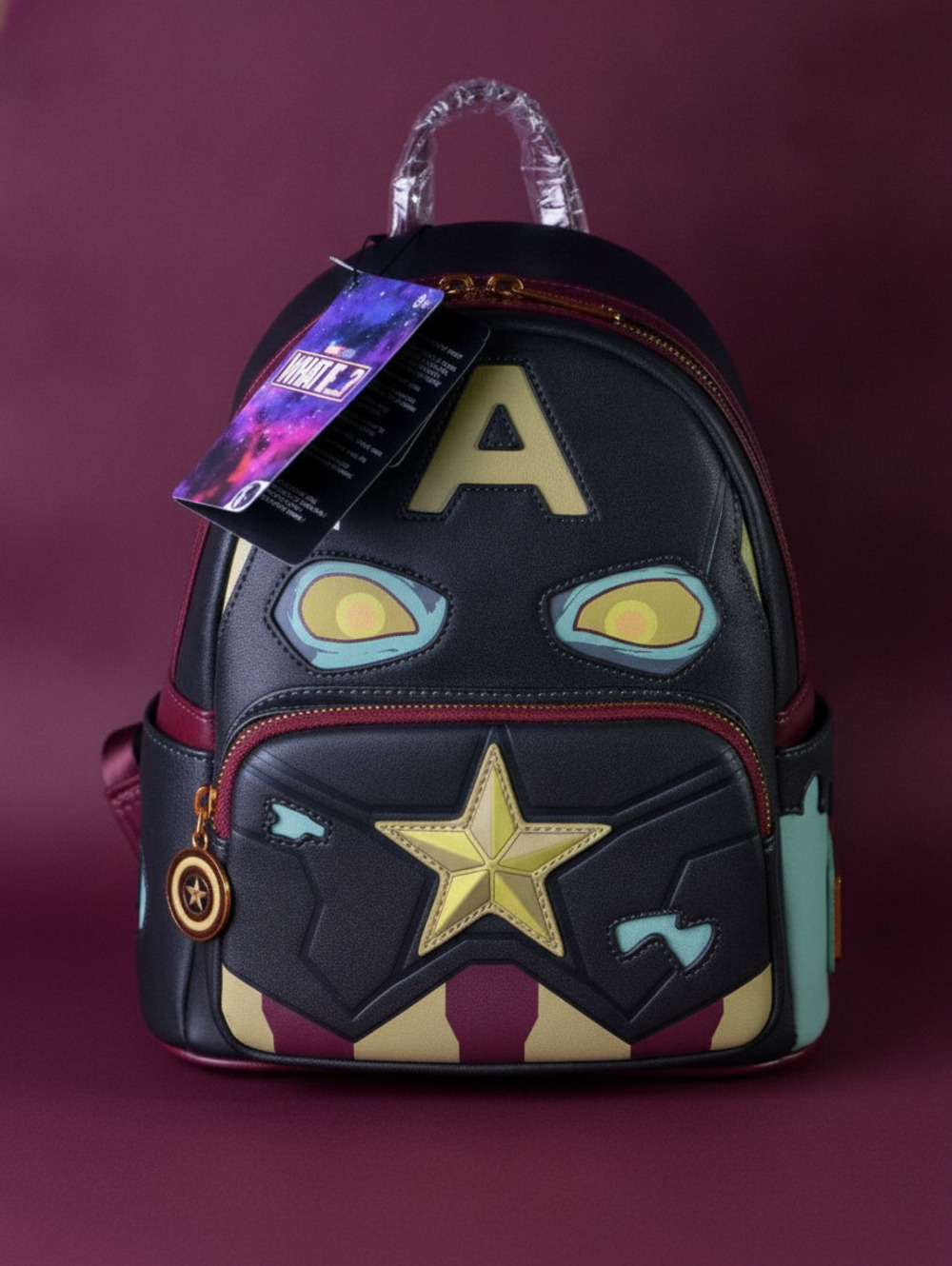 Loungefly Marvel What If? Zombie Captain America Backpack